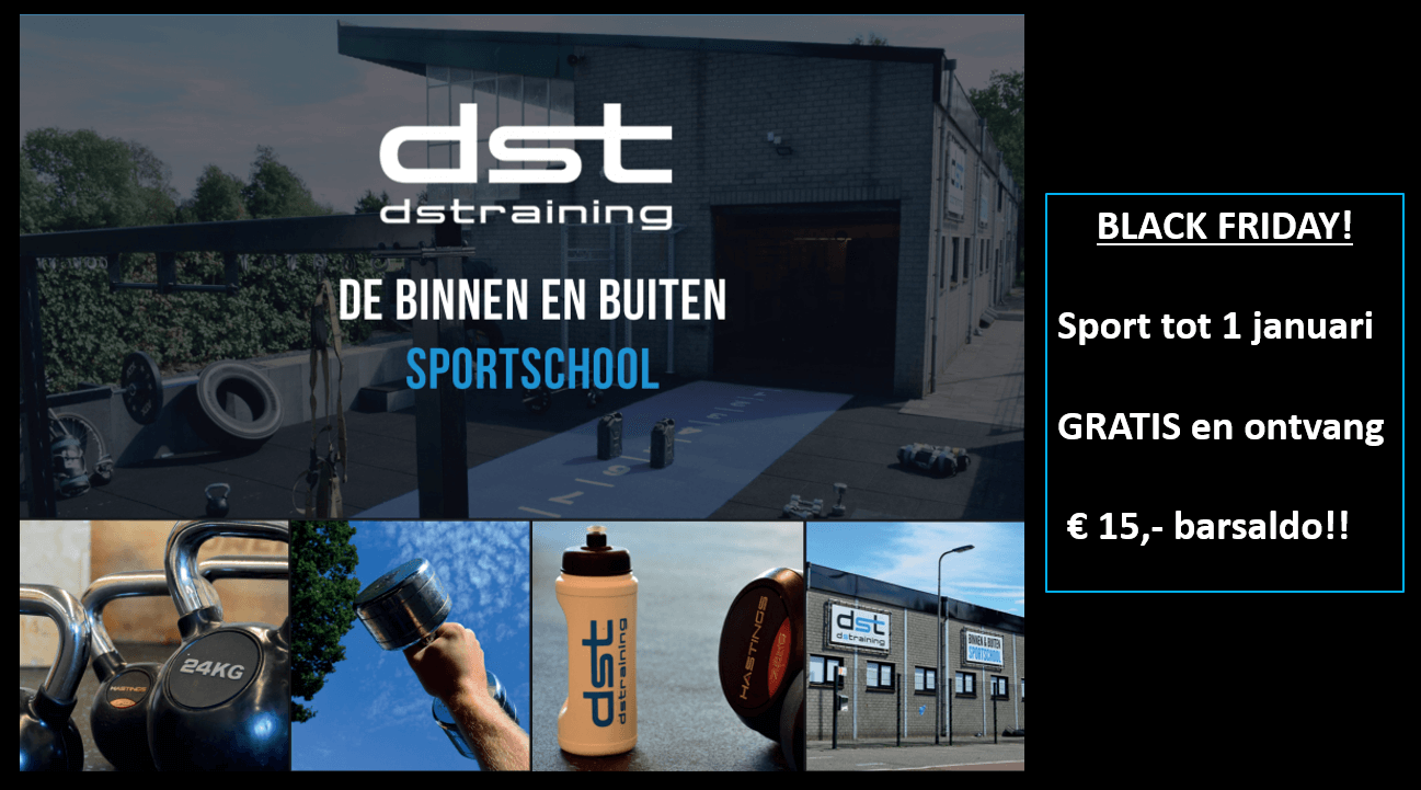 Black Friday sportschool Roosendaal