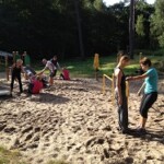 Sporten in het bos